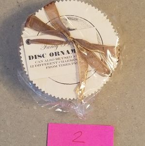 Wendy Addison Fancy printed disc ornaments #2